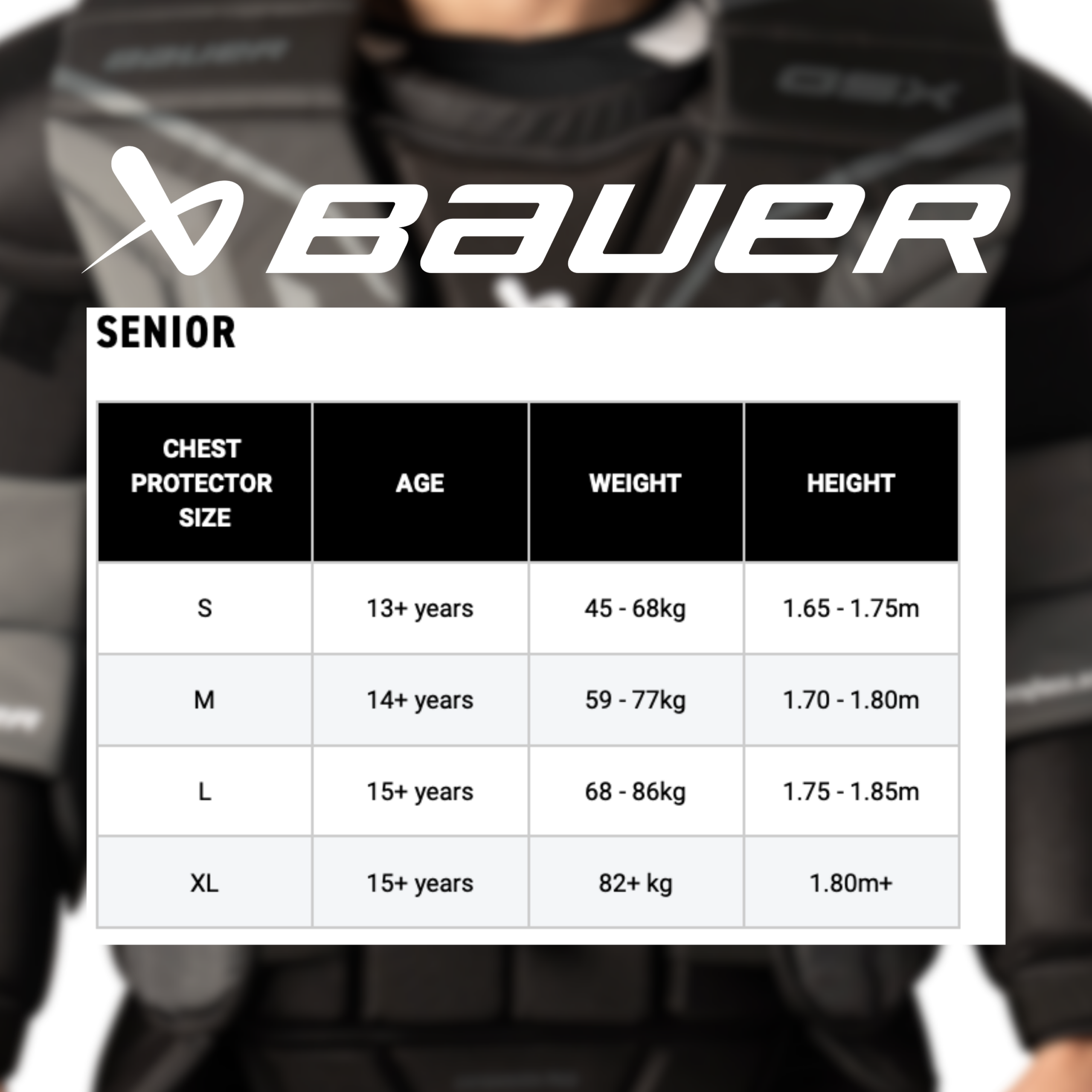 BAUER GSX MAALIVAHDIN RINTAPANSSARI - Image 8