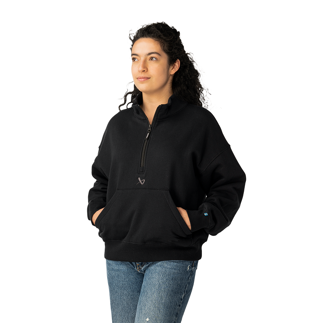 BAUER PREMIUM CORE WOMENS 1/4 ZIP COLLEGEPAITA - Image 2